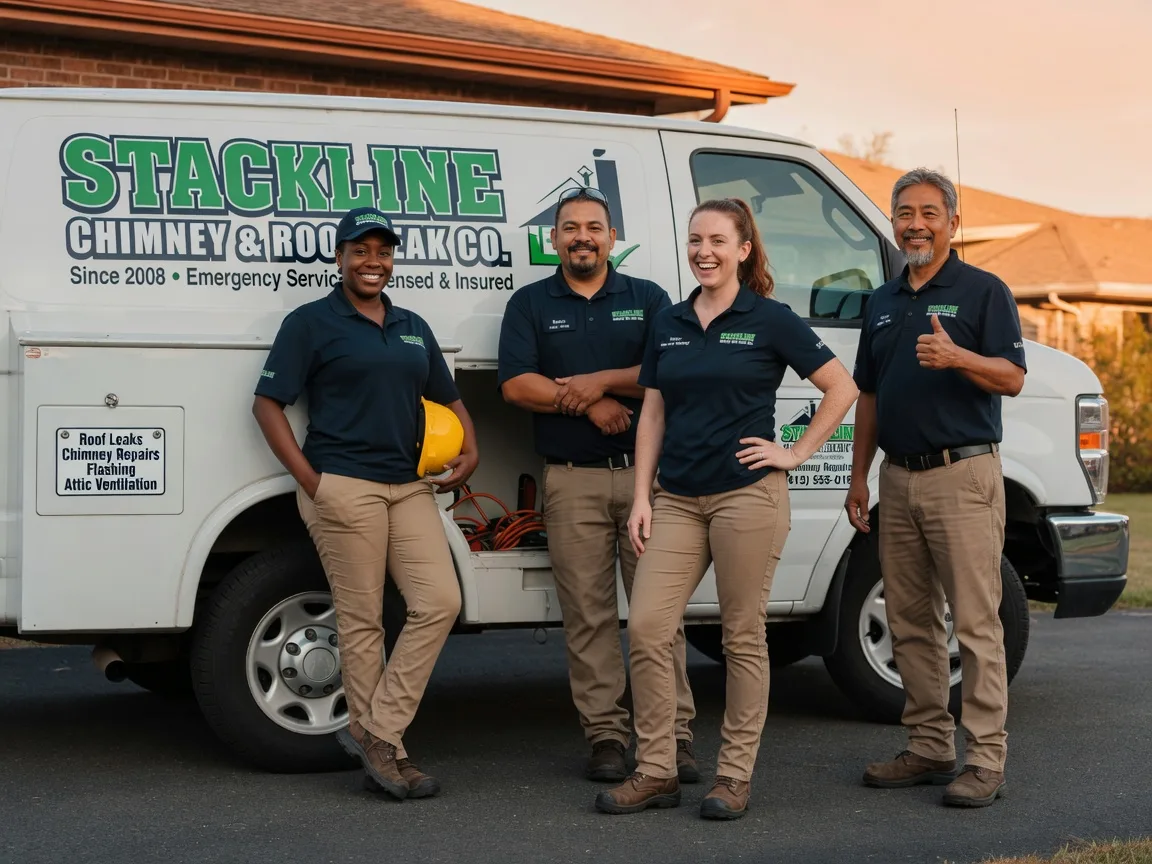 Chimney flashing repair company in Calverton, NY
